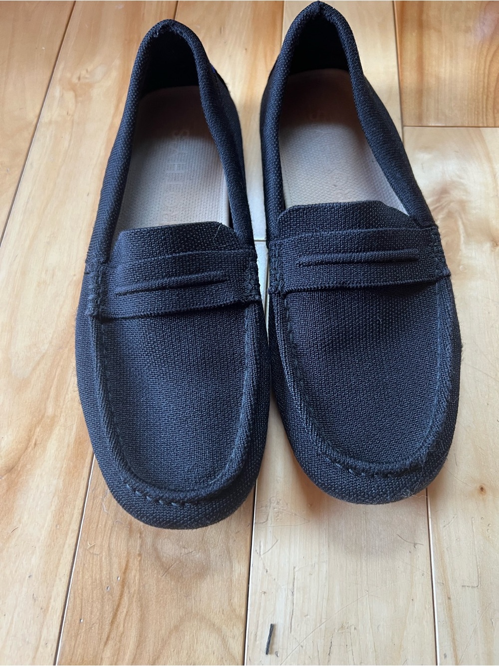 Rothy's Black Women's Driver Loafer, worn twice, EUC